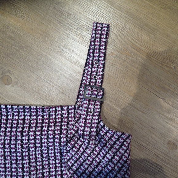 Forever 21 Tweed Pinafore Dress with buckle straps - Picture 8 of 10